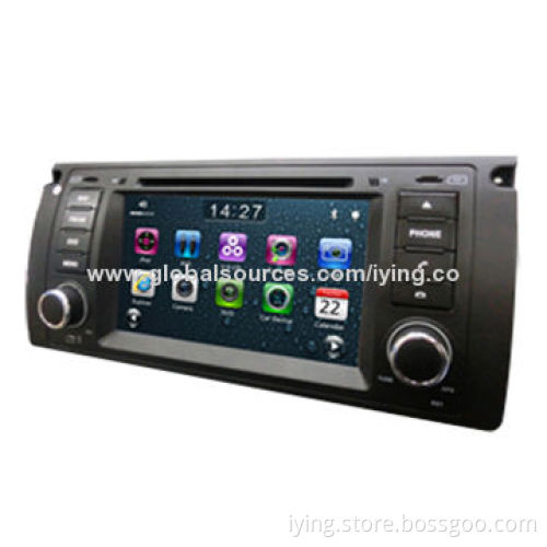 7-inch Car DVD Navigation for BMW-E53(2000-2007), HD 1,080P Video Display